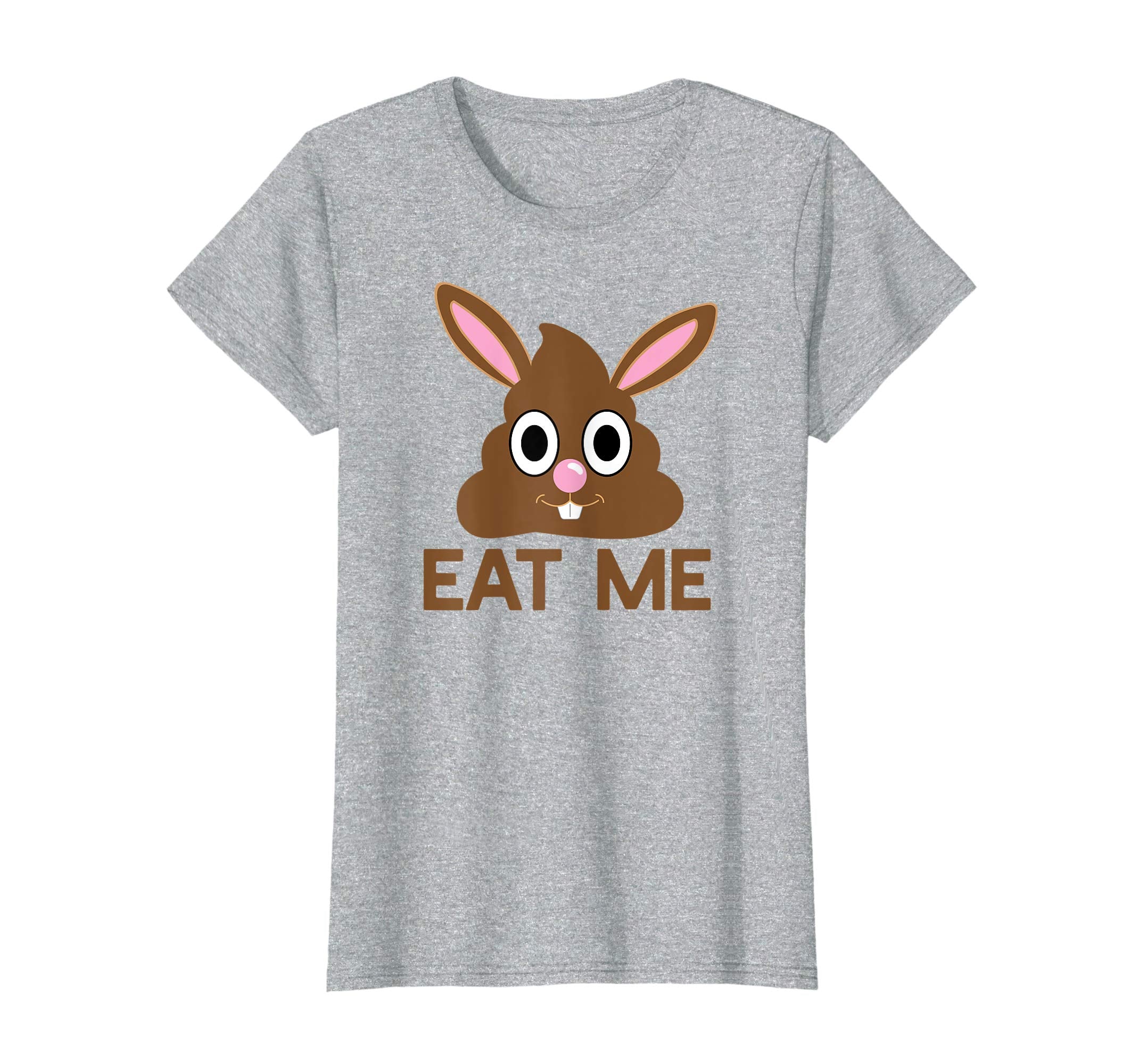 EAT ME Chocolate Easter Bunny T-Shirt Poop Poo Funny Emoji
