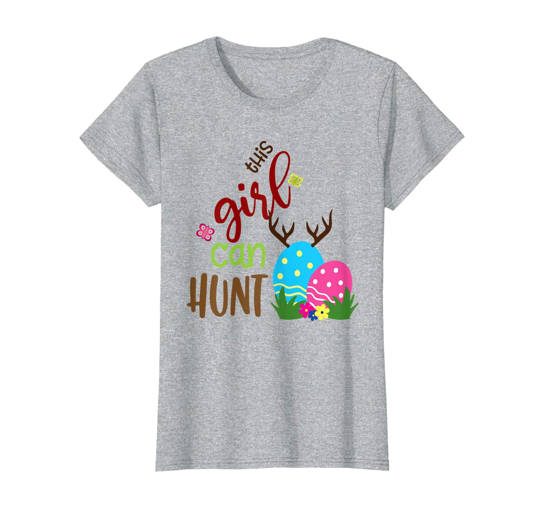 This Girl Can Hunt Funny Easter Gift Tshirt Easter Tee