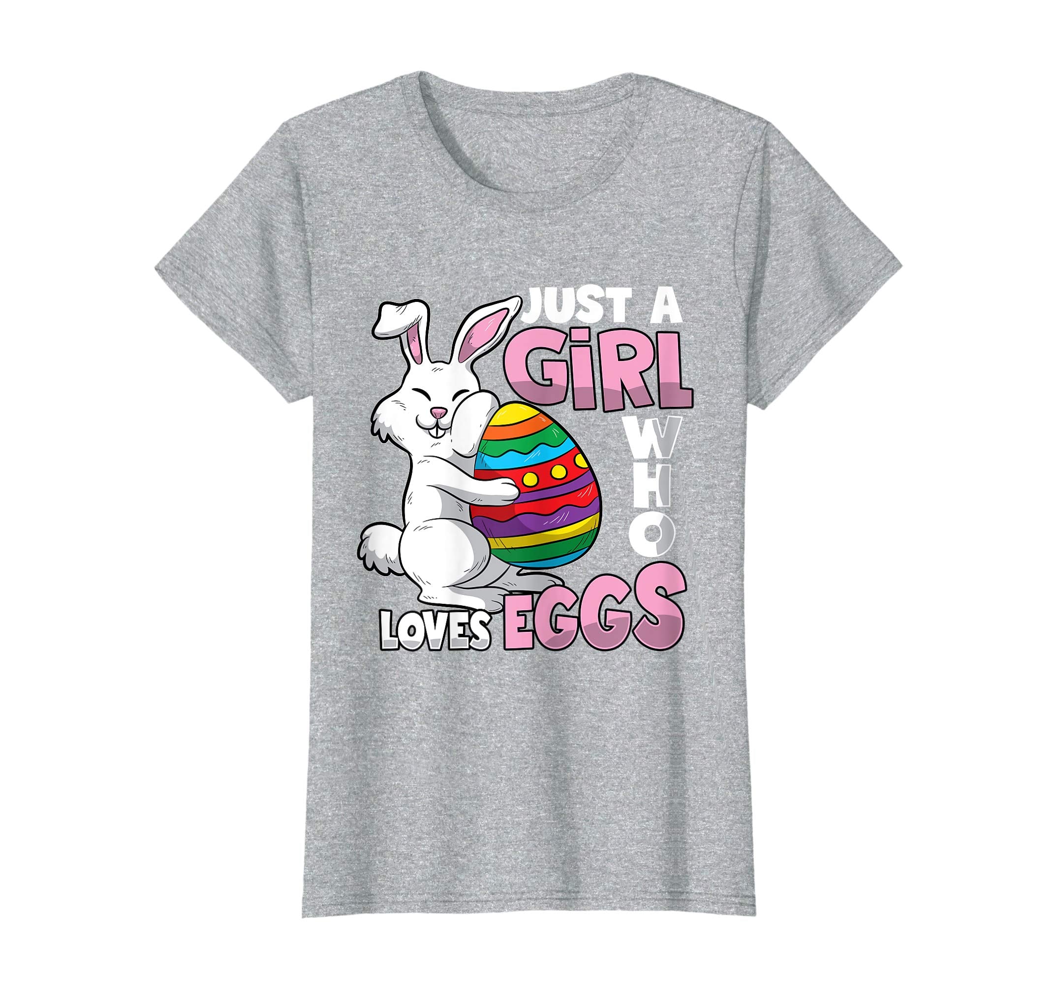 Easter Egg Hunt Girl T-shirt Cute Girls Teens Women Gift