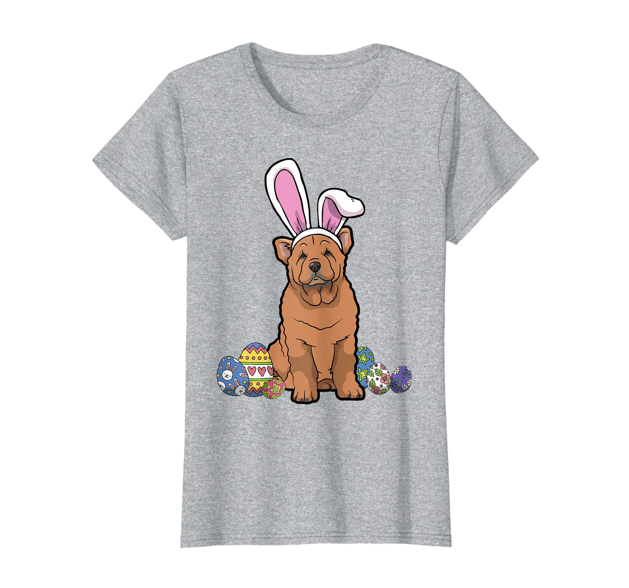 Chow Chow Dressed As Easter Bunny With Rabbit Ears T-Shirt