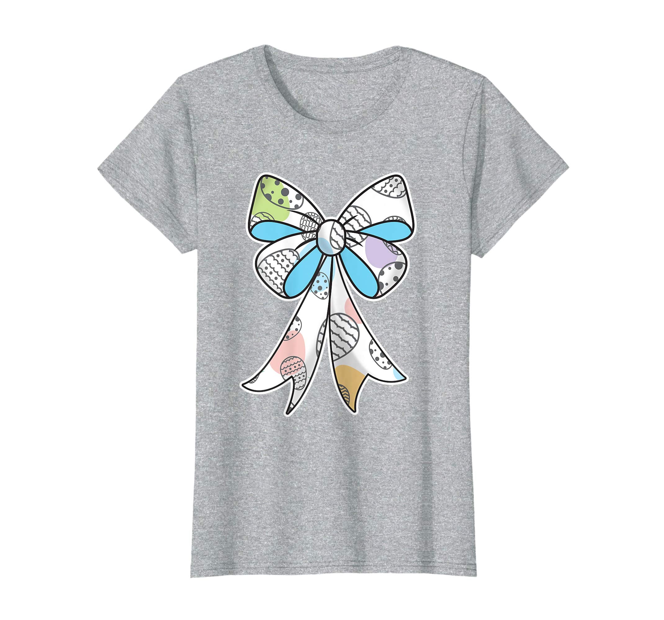 Cute Easter shirt for Girls Bow t-shirt Egg Hunt Bunny Tee