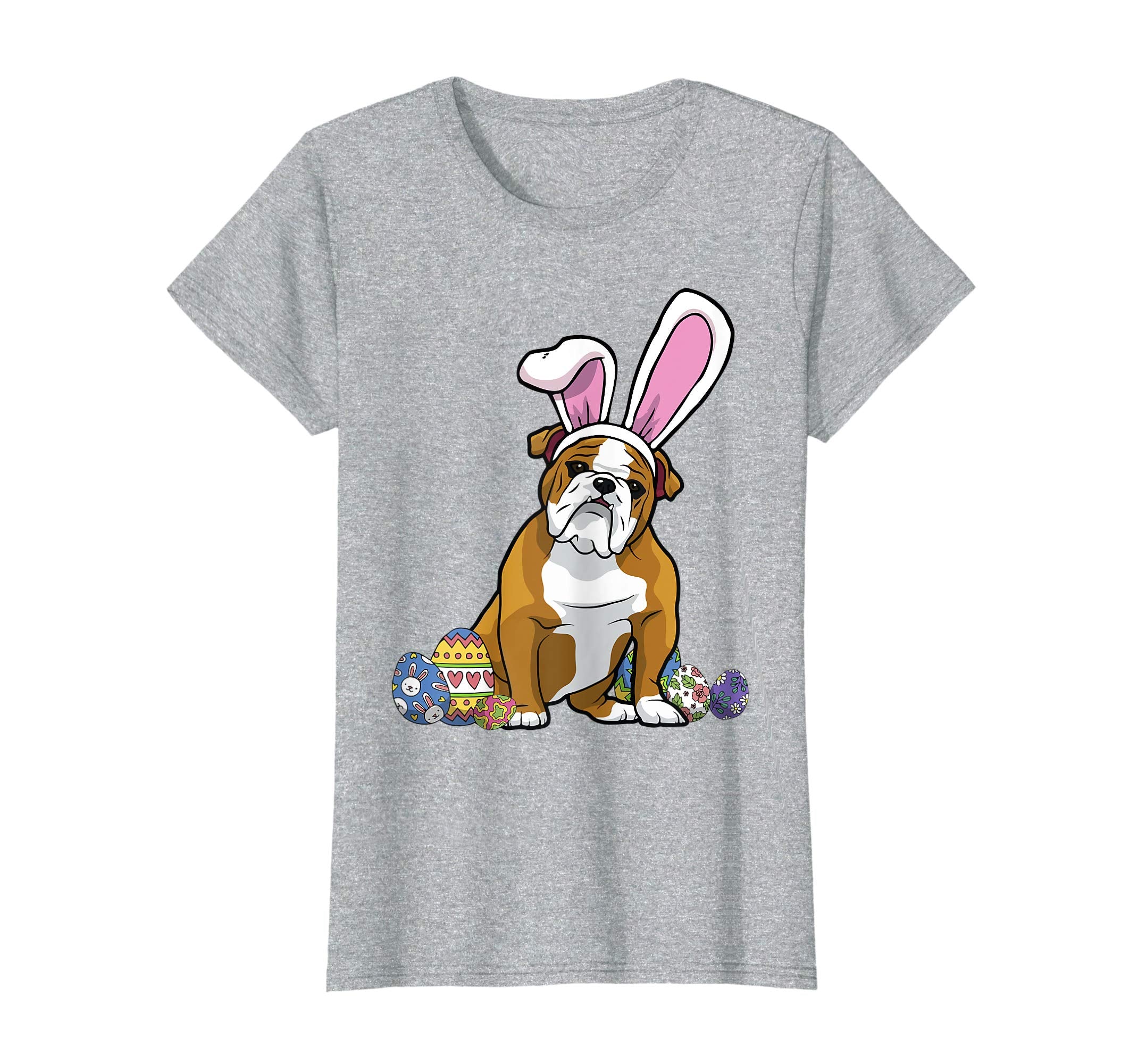 Bulldog Dressed As Easter Bunny With Rabbit Ears T-Shirt