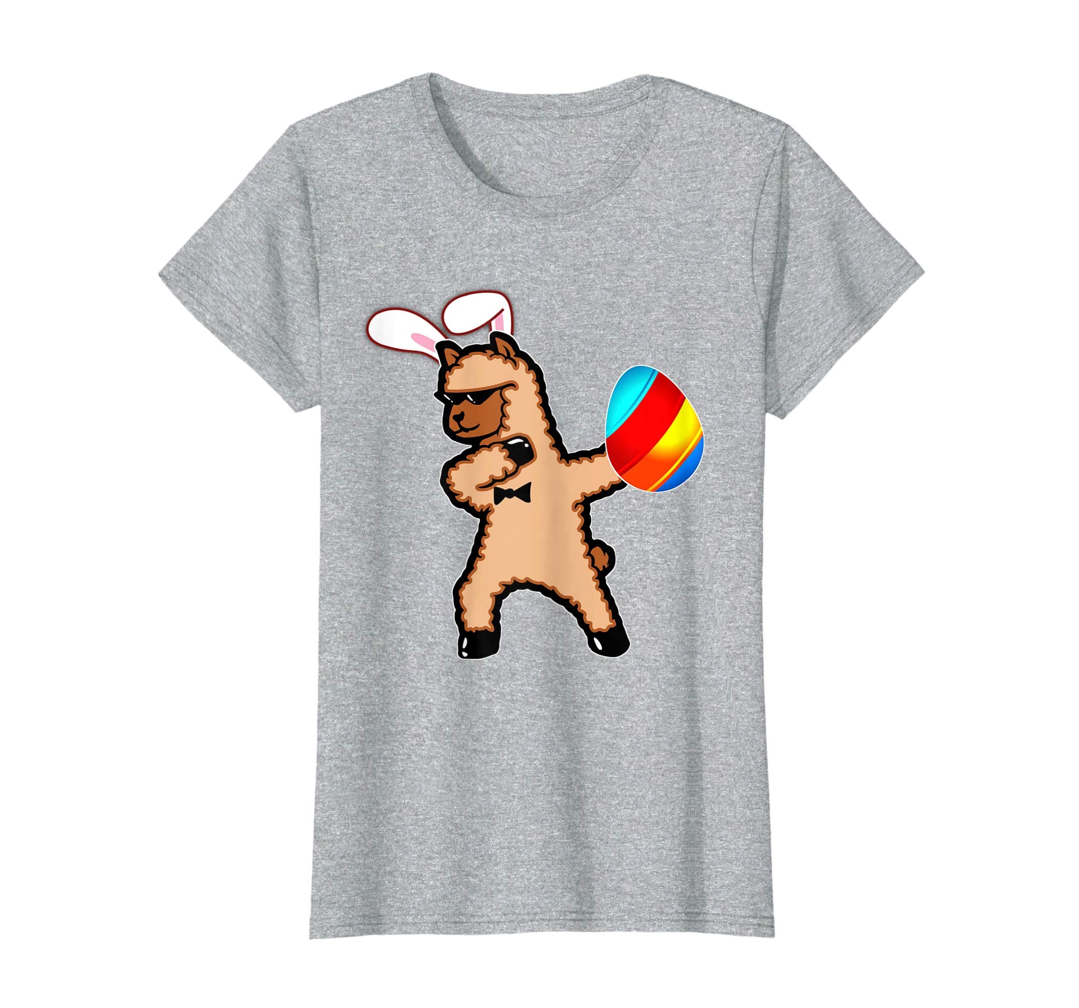 Easter Bunny Dabbing Llama Alpaca Tshirt Egg Ears Gift