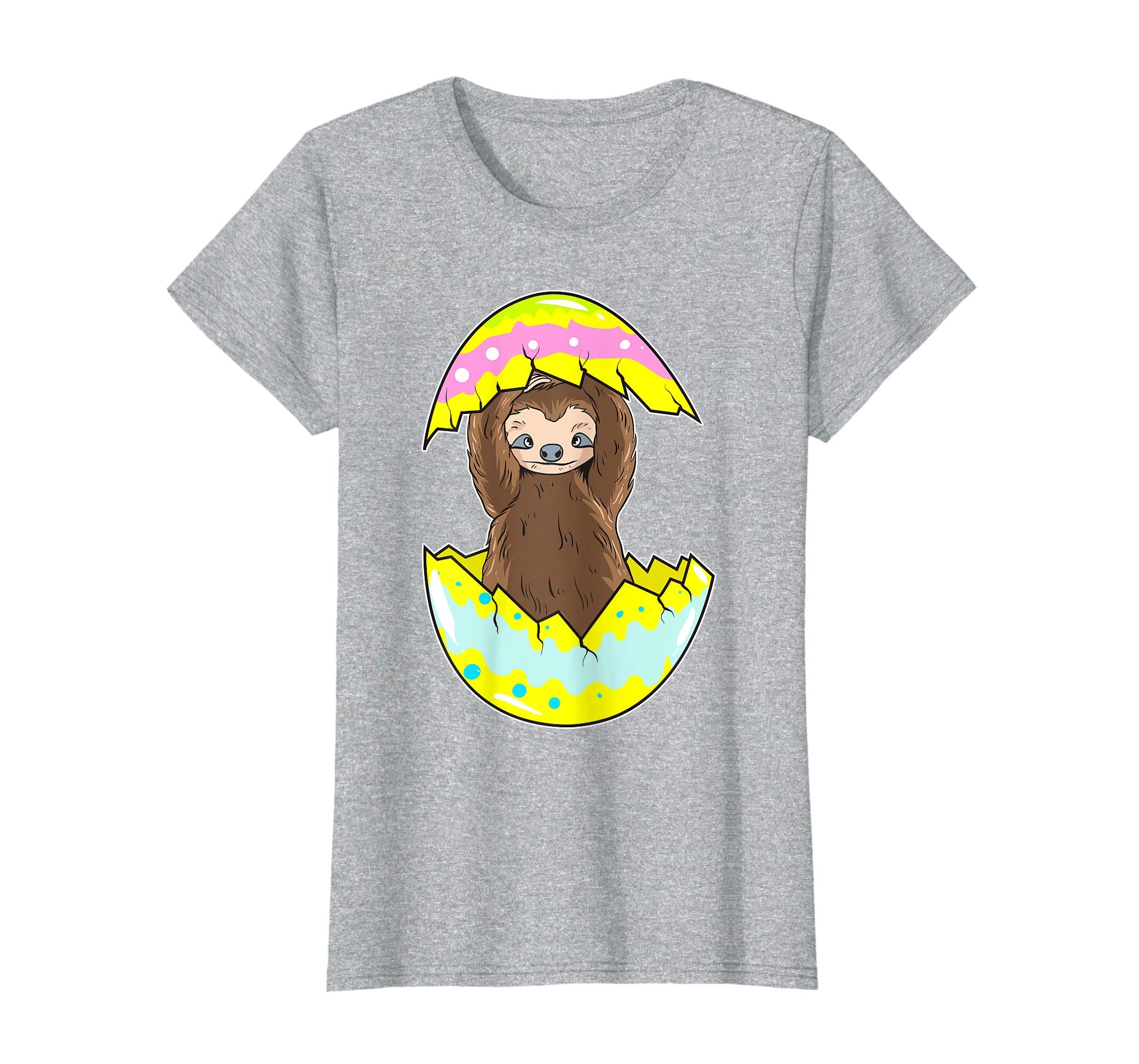 Funny Easter Shirt Sloth Easter Egg Kids Gift Happy Easter