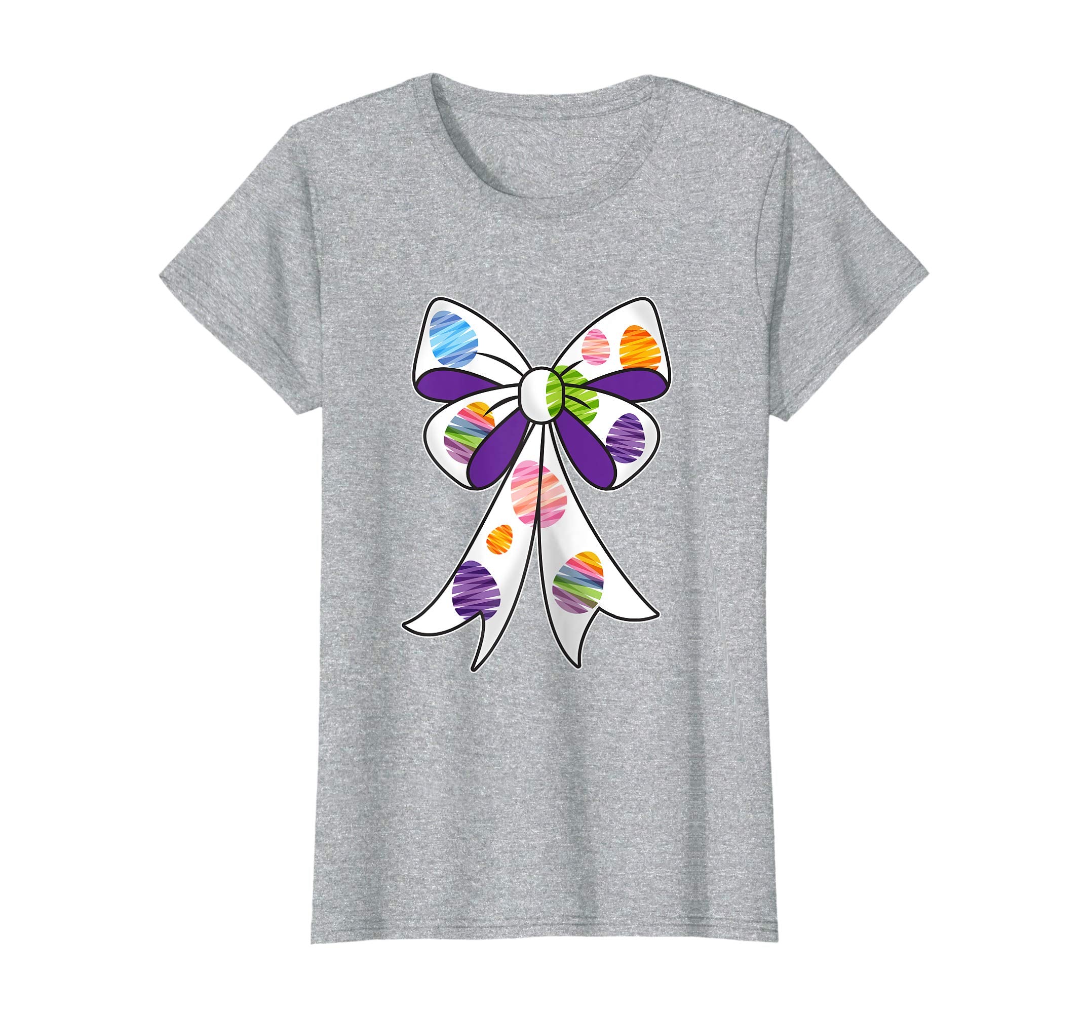Cute Easter shirt for Girls Bow t-shirt Egg Hunt Bunny Tee