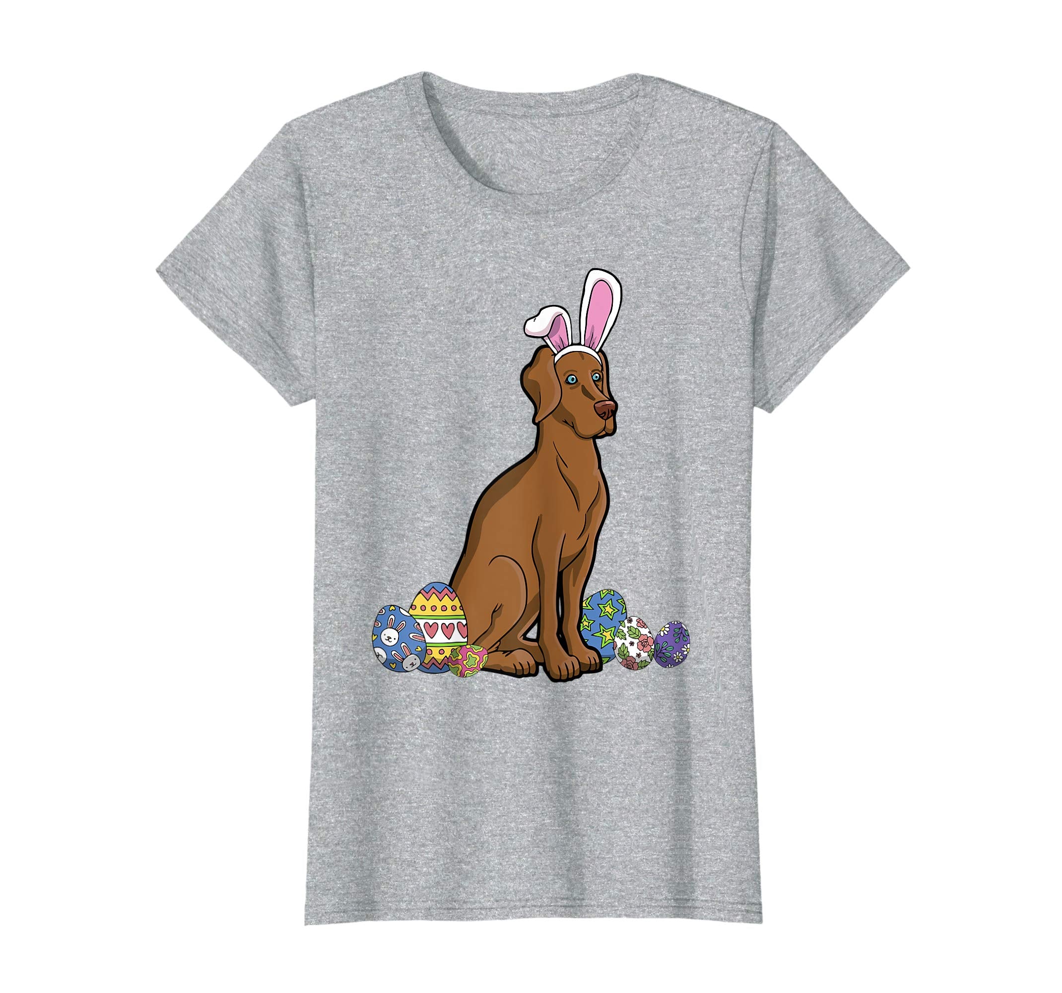 Vizsla Dressed As Easter Bunny With Rabbit Ears T-Shirt