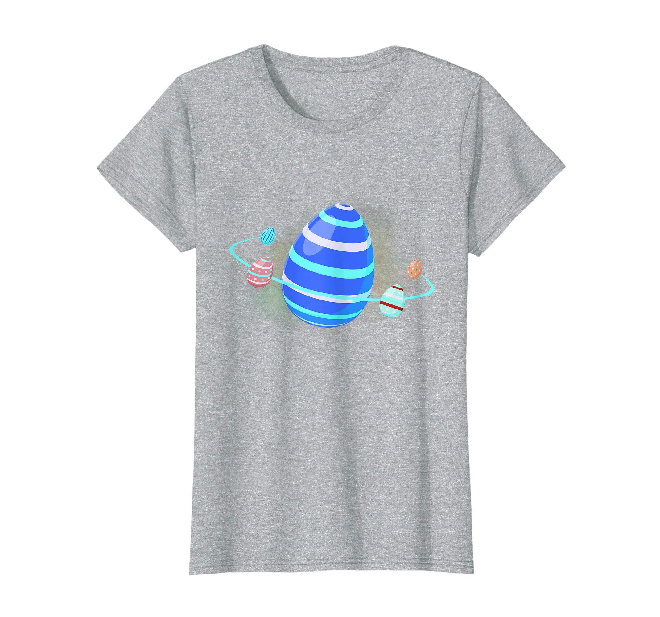 Egg Planet Space Easter Day T-Shirt