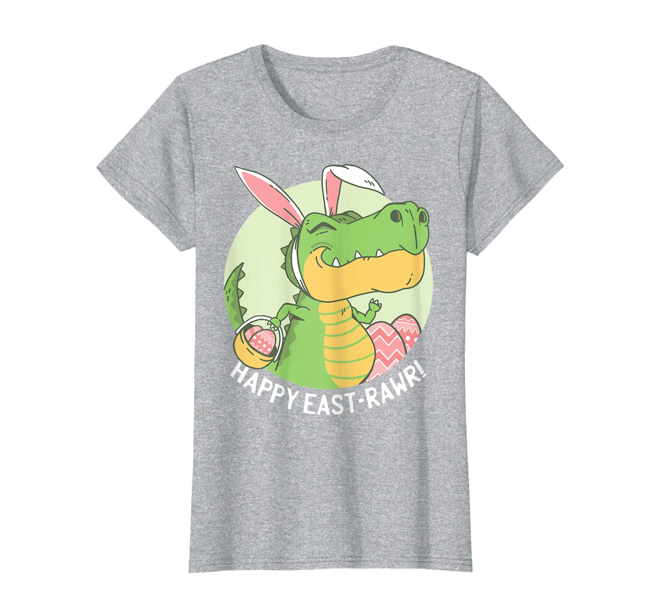 HAPPY EASTRAWR Shirt T Rex Dinosaur Easter Bunny Egg Kids