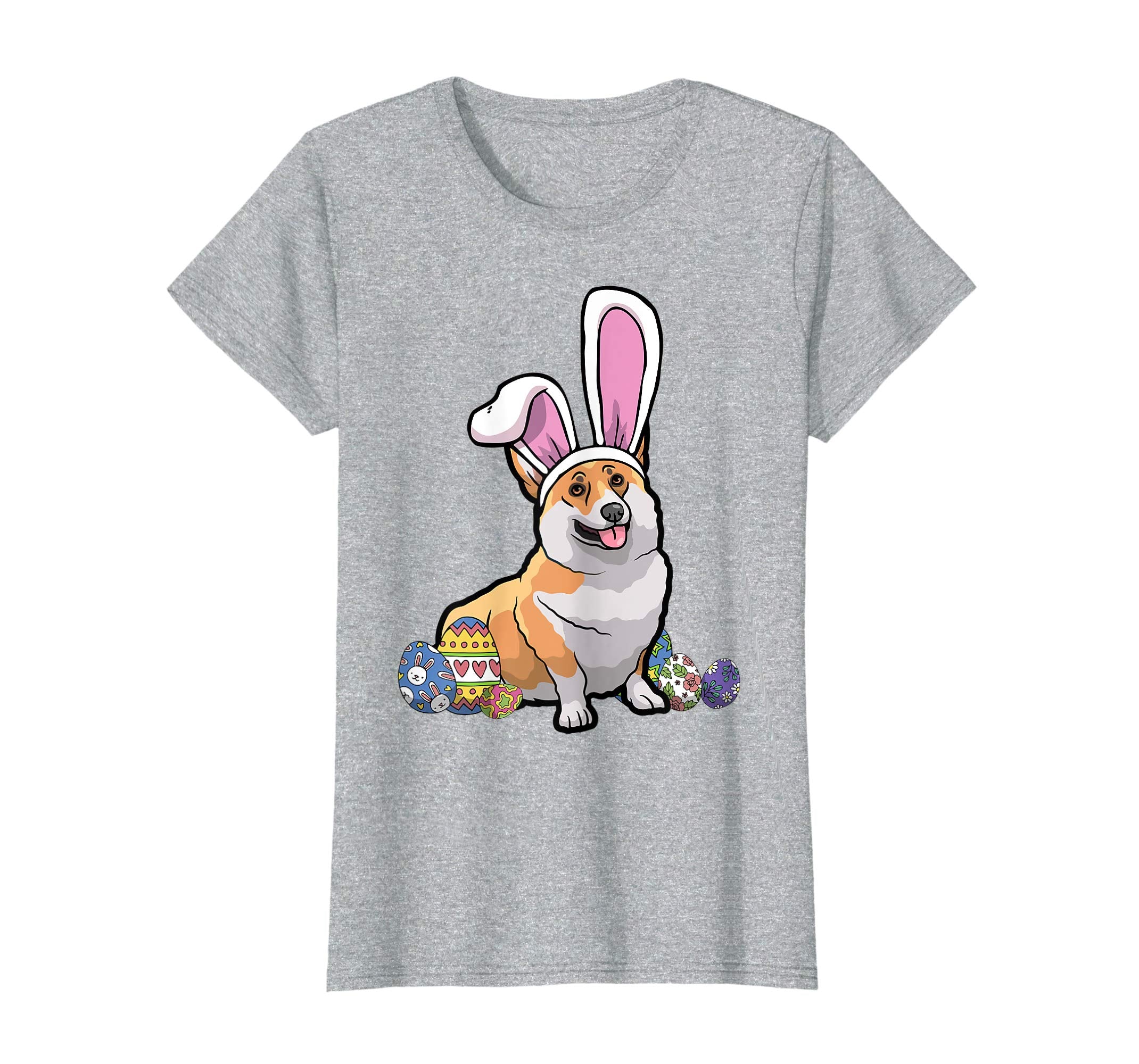 Funny Corgi Dressed As Easter Bunny With Rabbit Ears T-Shirt