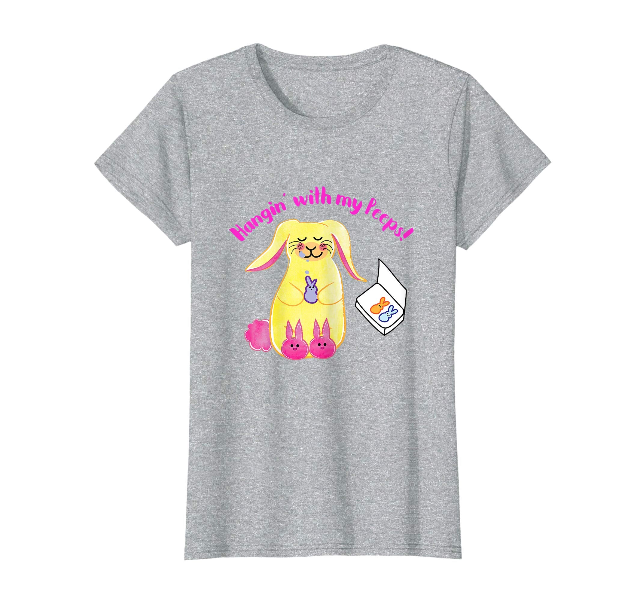 Hangin' With My Peeps Easter Shirt Fun Festive Tee