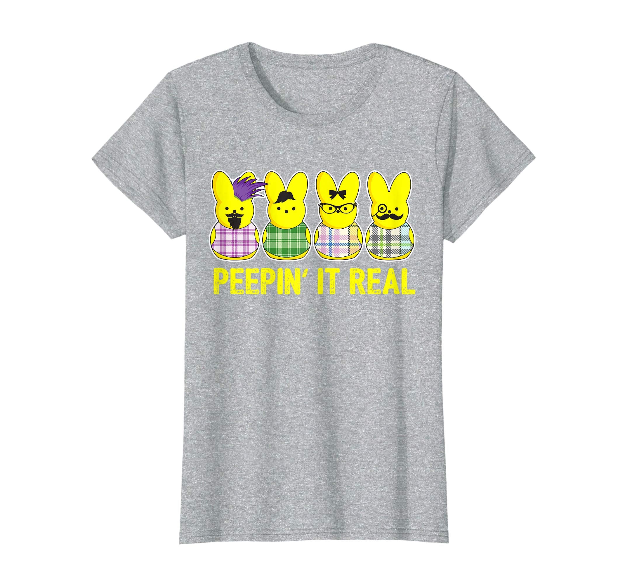 Peep Shirt Peepin it Real Hipster t-shirt Easter Bunny Gift