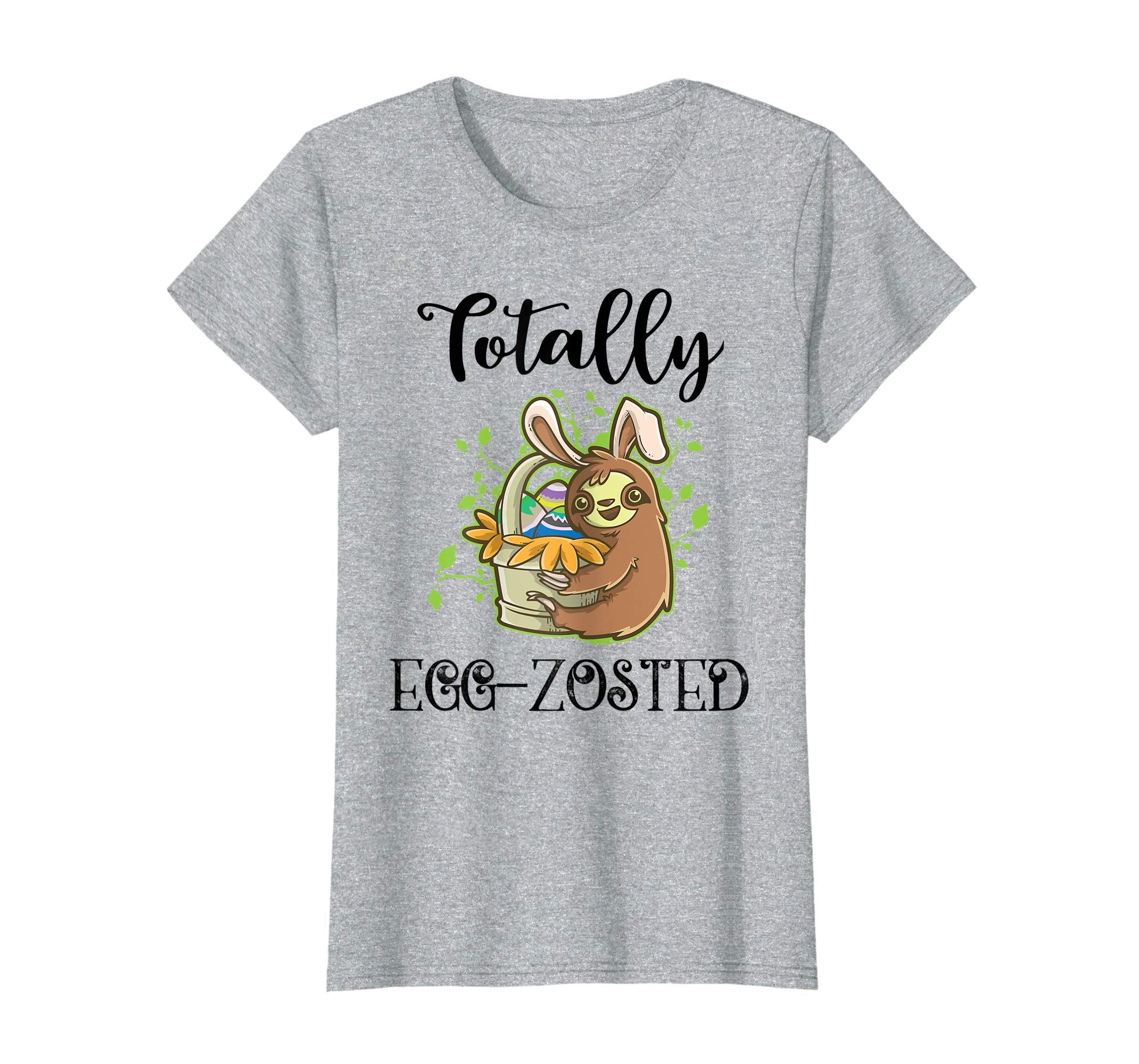 Kids Sloth Easter Eggzosted T Shirt Funny Gift Idea Girl Boy