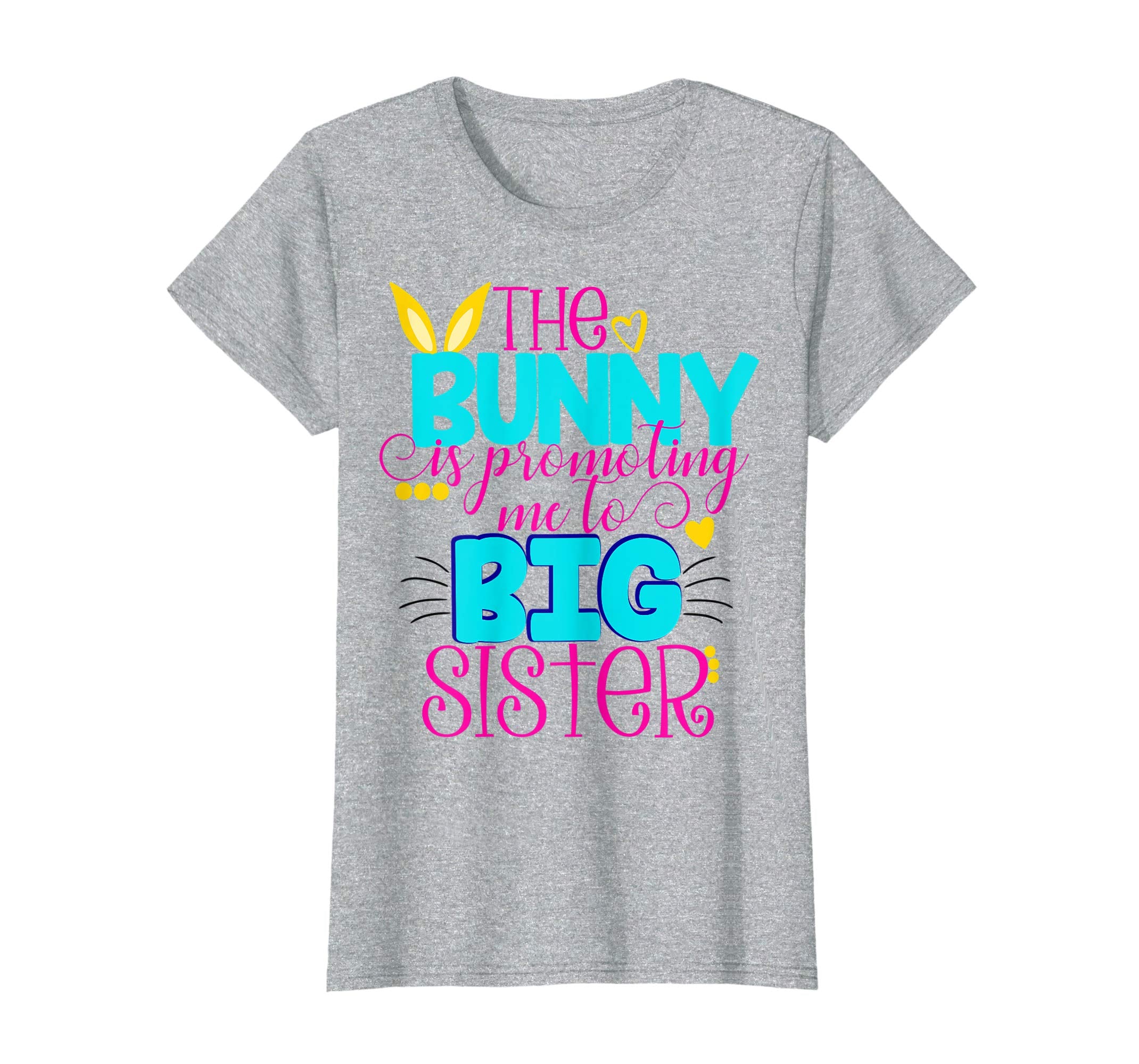 Easter Bunny Promoting Me To Big Sister Shirt Kids Pregnant