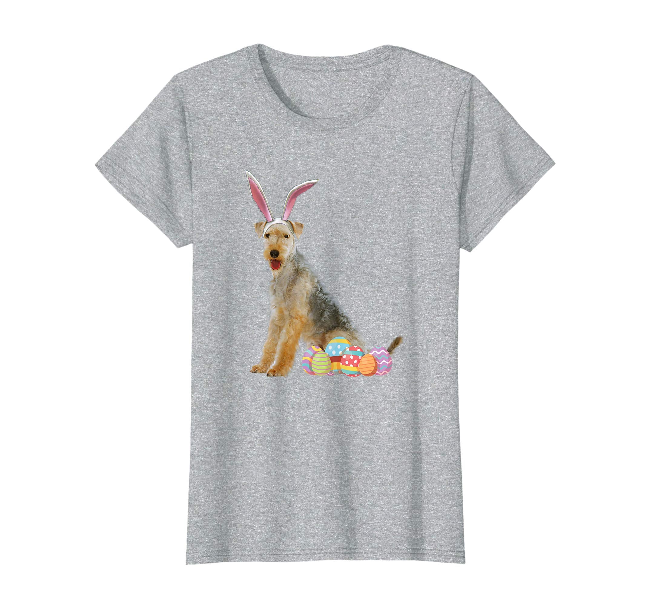 Easter Shirt Airedale Terrier Funny Bunny Ears &amp; Eggs Gift