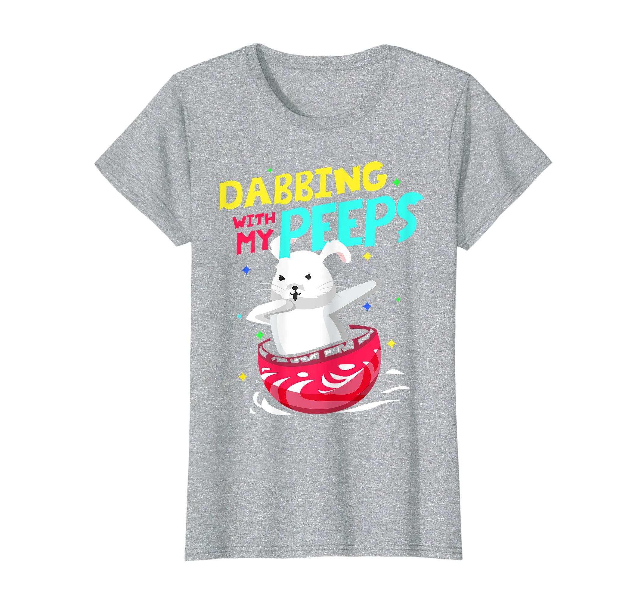 Dabbing Easter Bunny Shirt Dabbing with My Peeps Kids Gift.