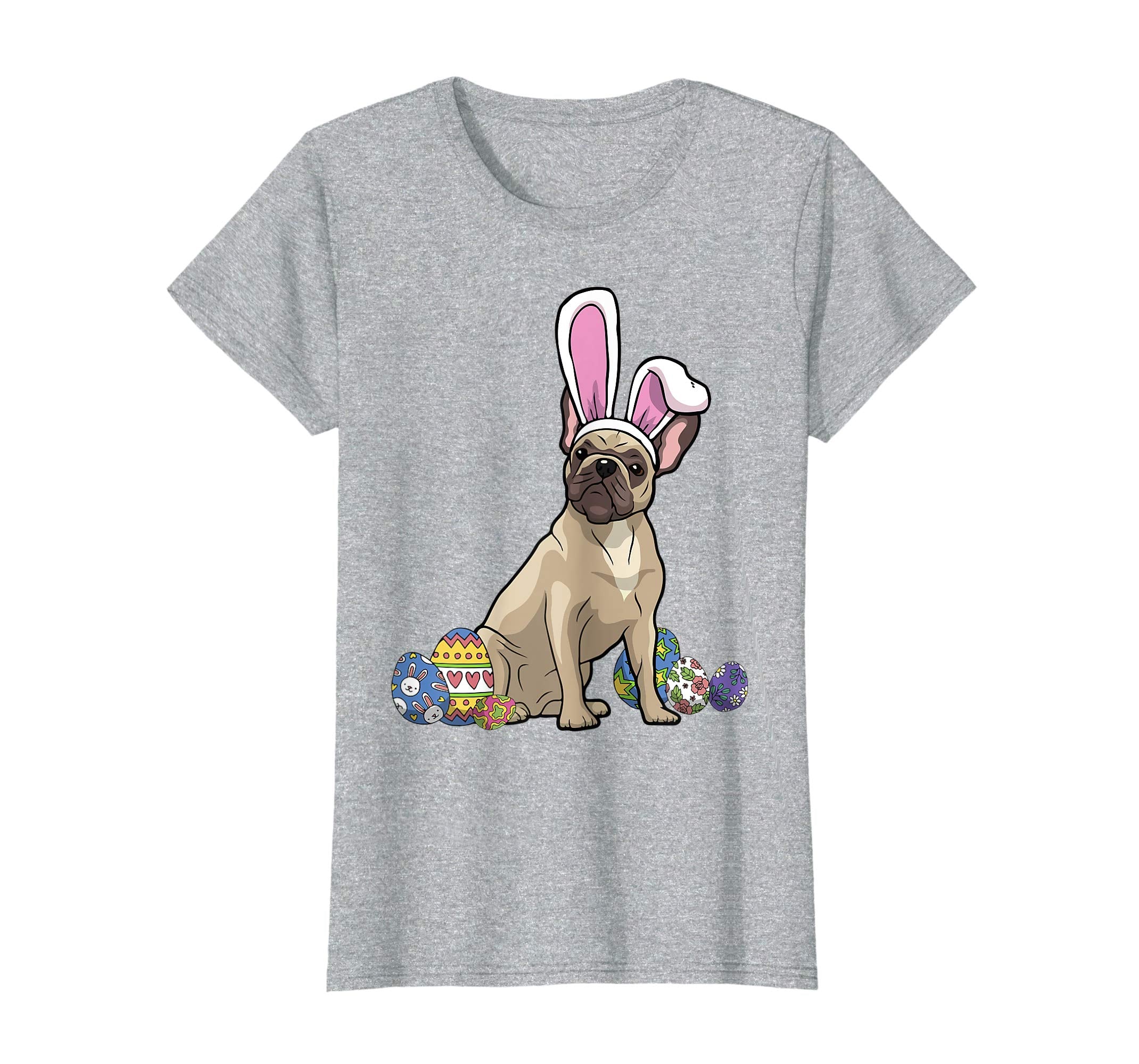 French Bulldog Dressed As Easter Bunny Rabbit Ears T-Shirt