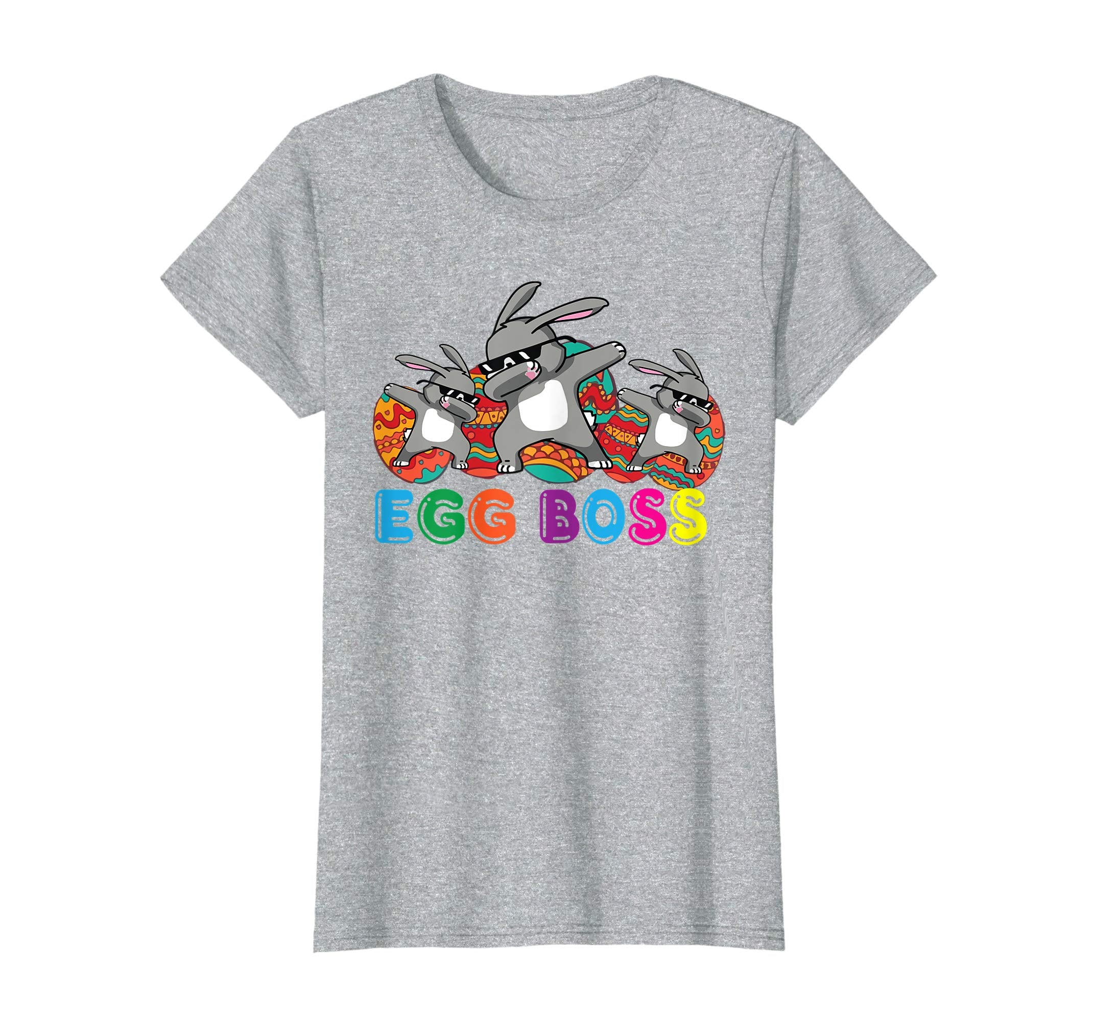 Cute Bunny Dabbing Eggs Easter Day Boss Funny T-shirt