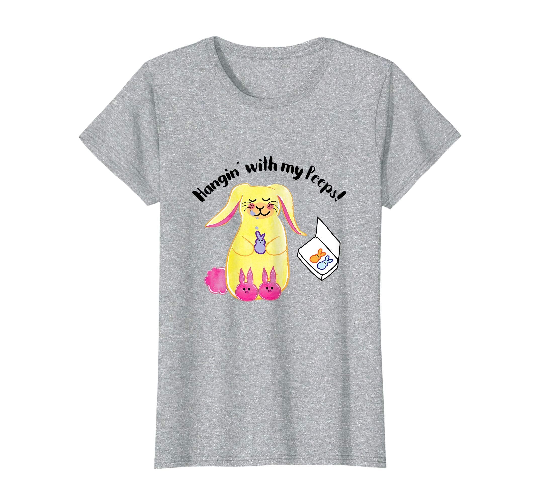 Hangin' With My Peeps Easter Shirt Fun Festive Tee