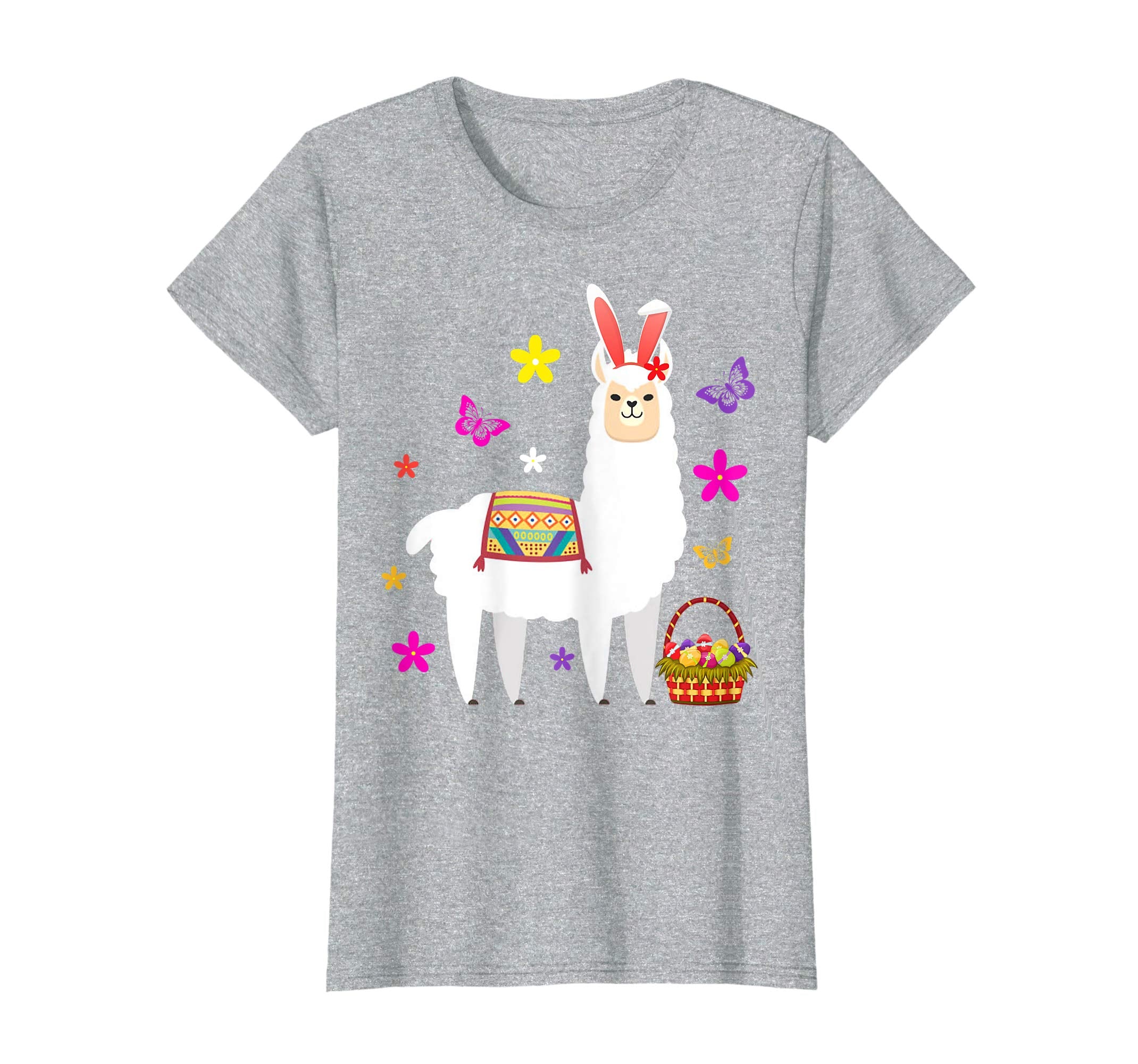 Funny Easter Llama with Bunny Ears T-Shirt Gift