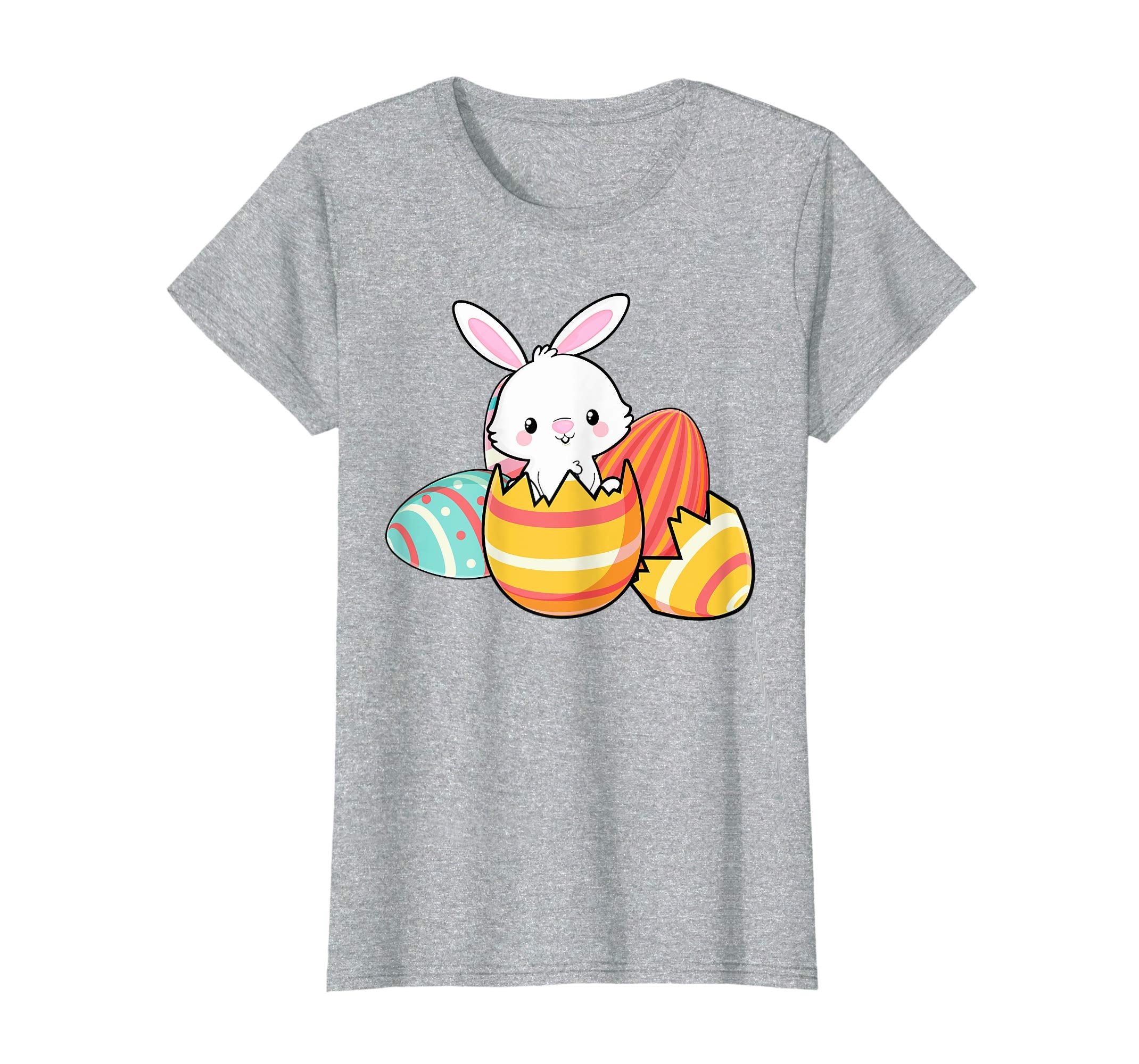 Funny Rabbit Bunny Easter Cute Eggs Boy Kids Girl Tshirt Gif
