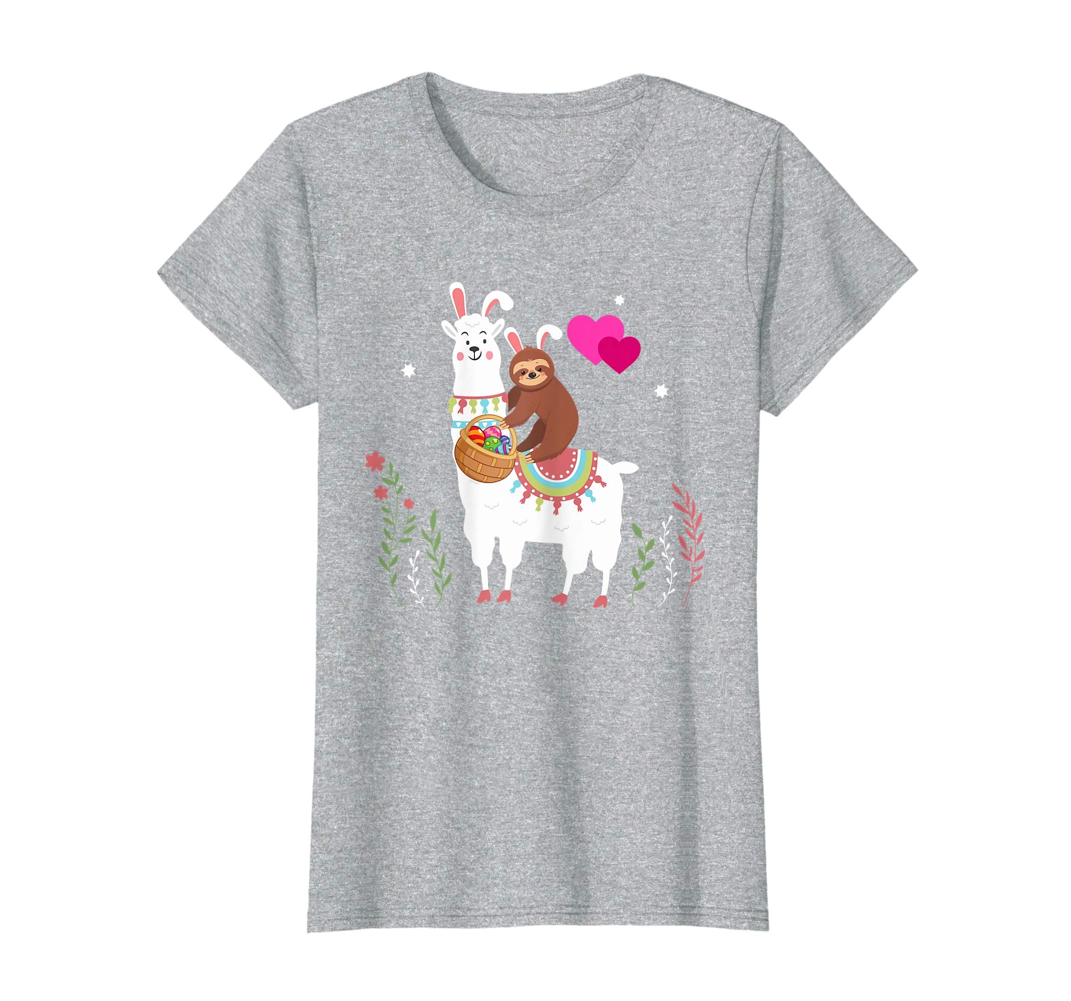 Sloth Riding Llama-Funny Sloth Easter Eggs Shirt Gift