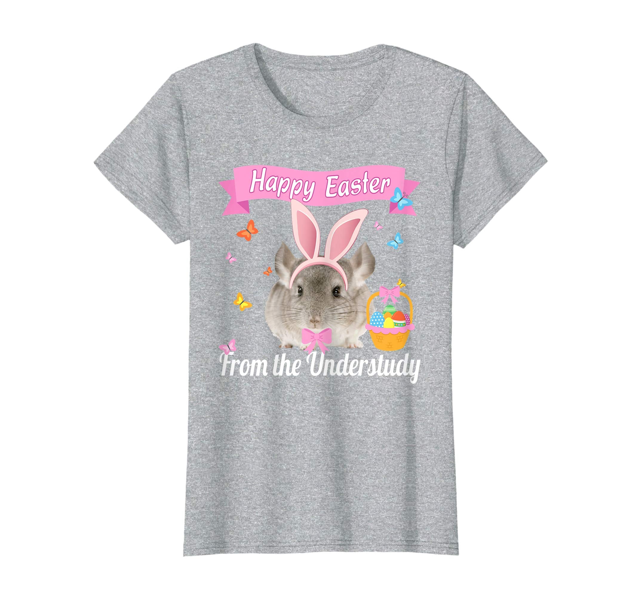 Easter Bunny Tshirt Girls Funny Chinchilla Understudy