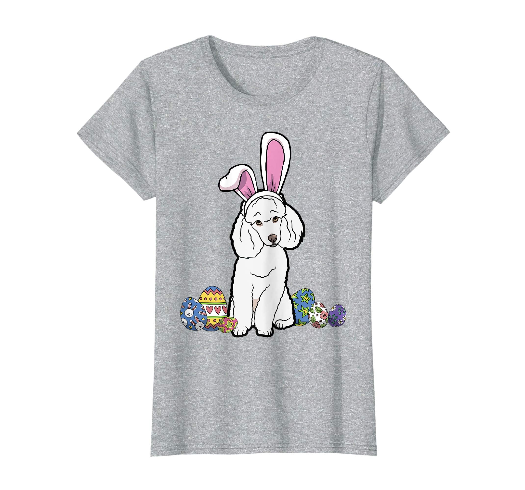 Poodle Dressed As Easter Bunny With Rabbit Ears T-Shirt
