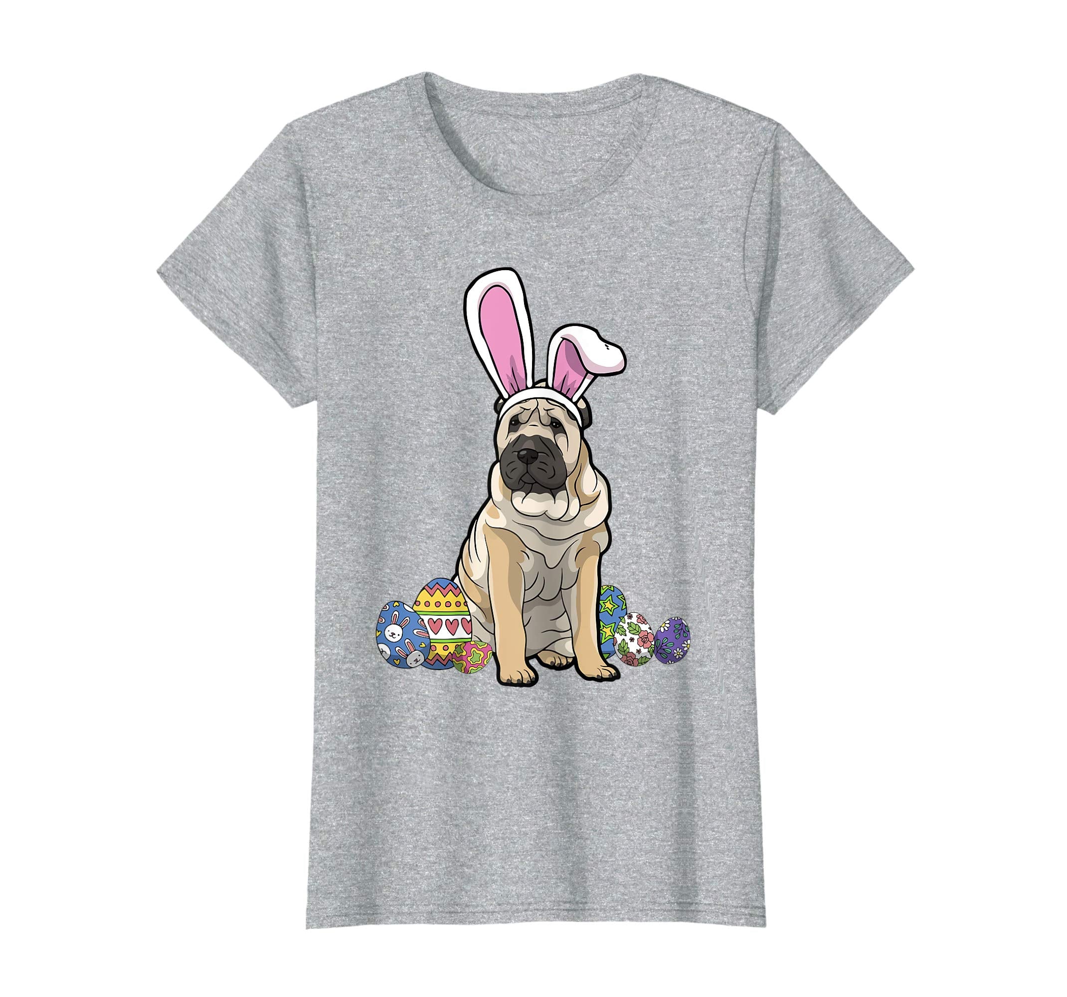 Chinese Shar-Pei Dressed As Easter Bunny Rabbit Ears T-Shirt