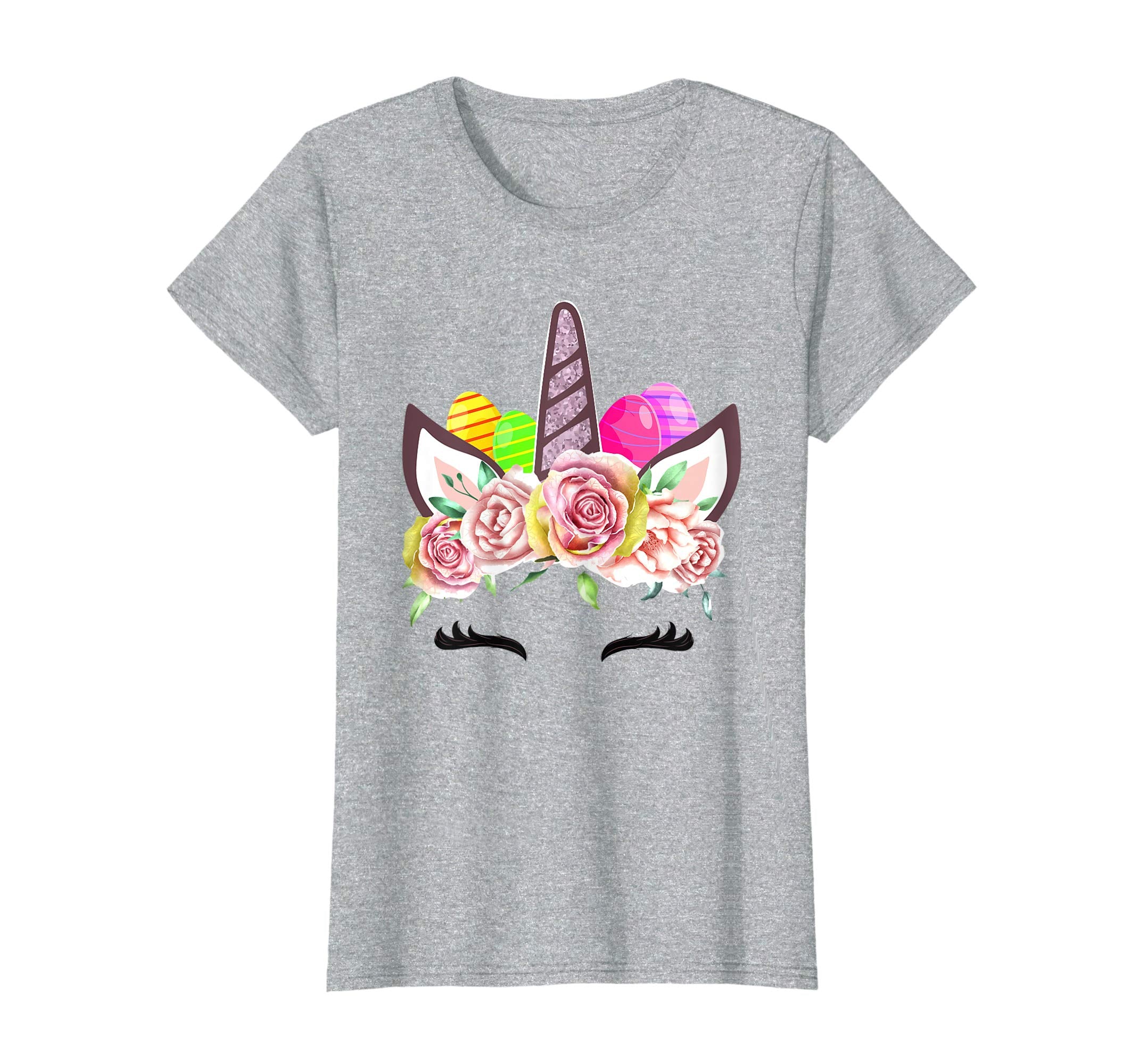 Unicorn Bunny Easter T-Shirt For Girls &amp; Women