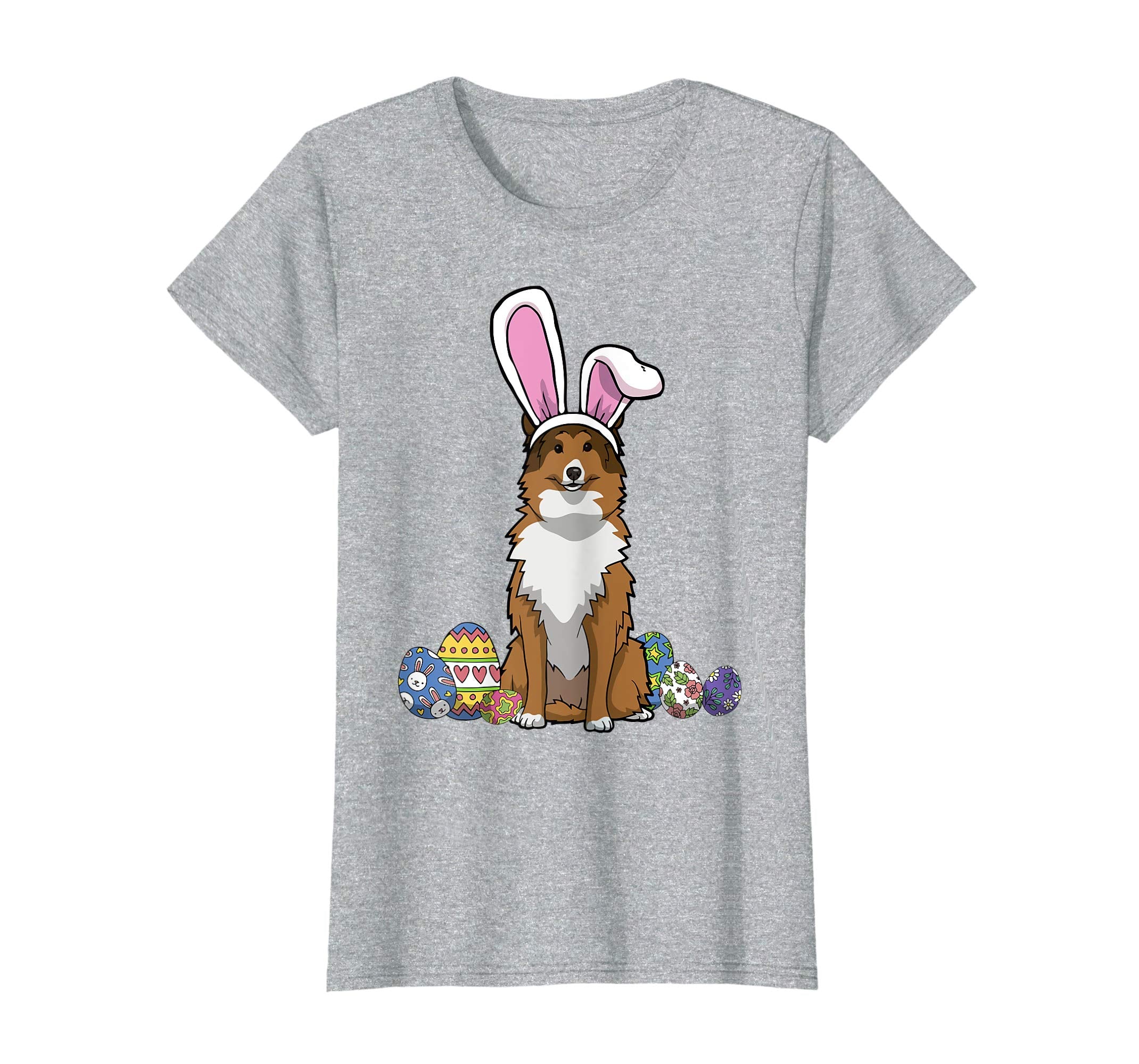 Shetland Sheepdog Dressed As Easter Bunny Rabbit Ears Shirt