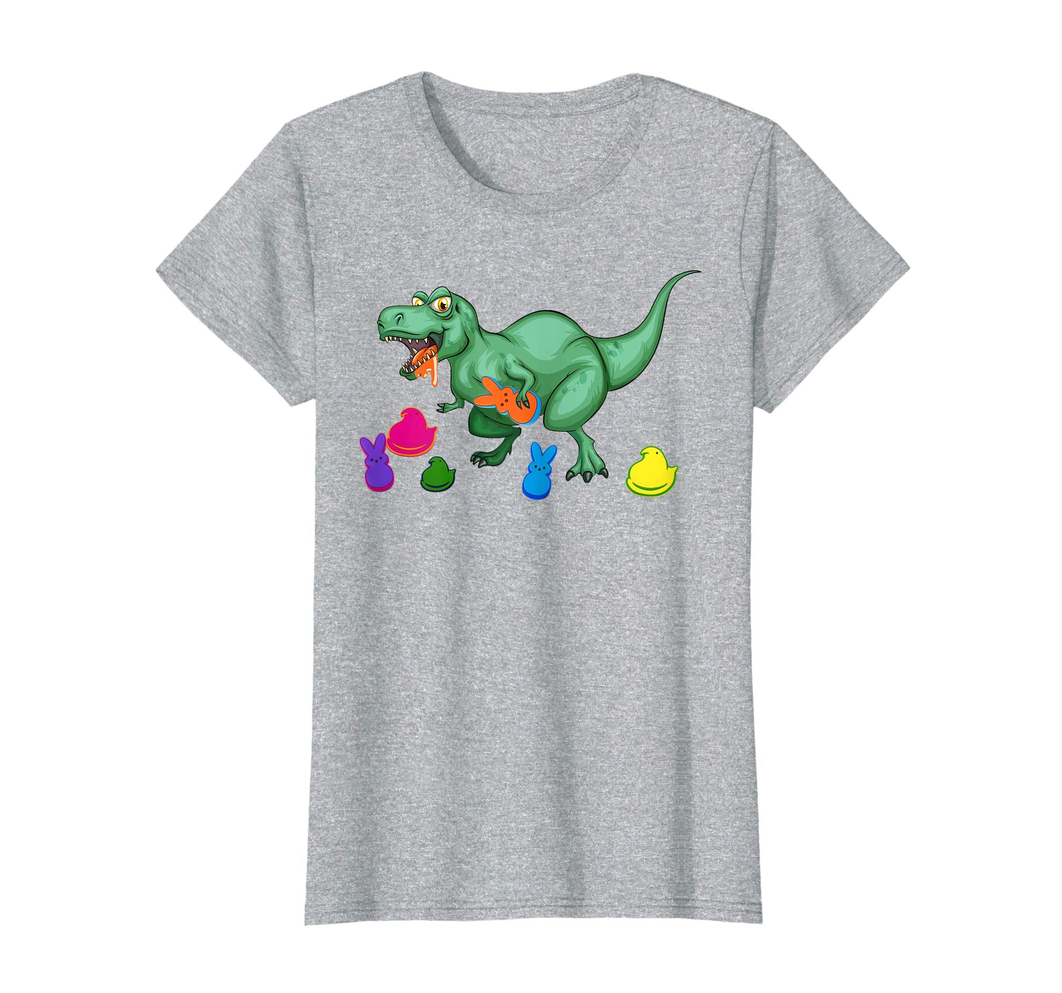 Easter T-rex Dinosaur Eat Peeps Shirt Easter Outfit Boy Kid