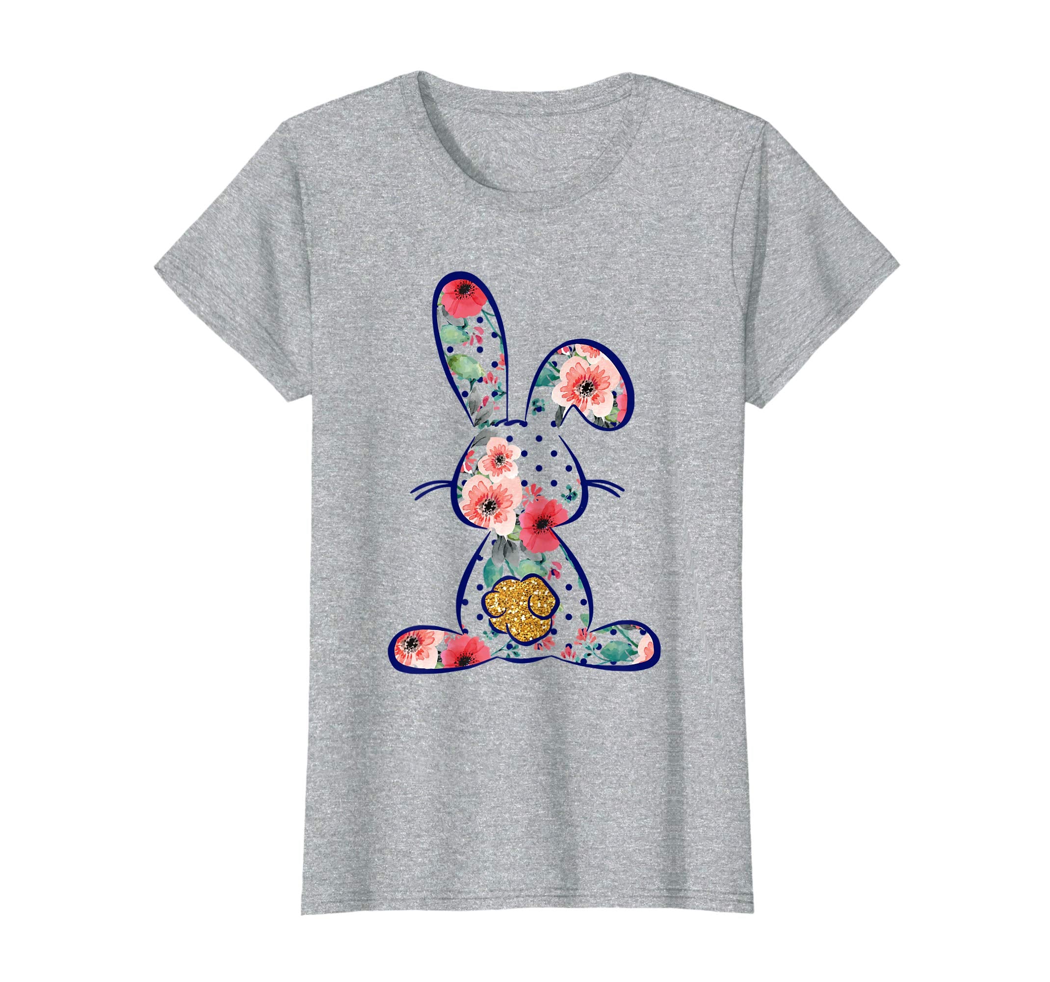 Floral Bunny Easter egg shirt gift for men women kids