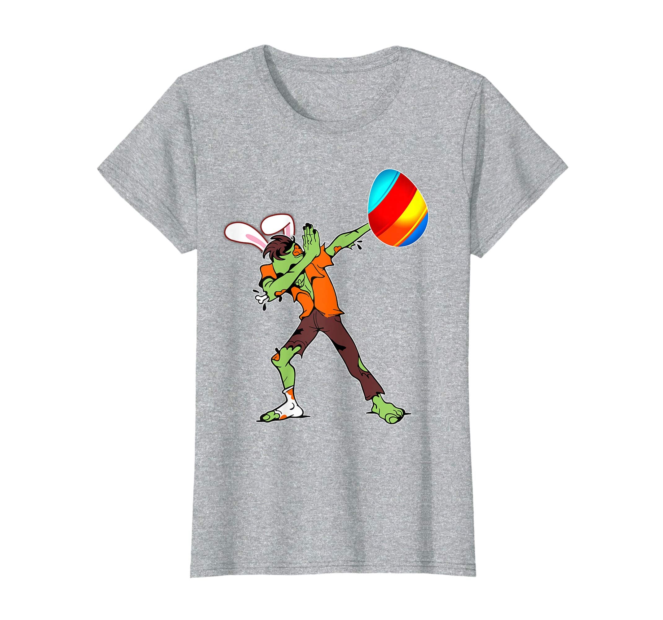 Easter Bunny Dabbing Zombie Tshirt Egg Ears Undead Gift