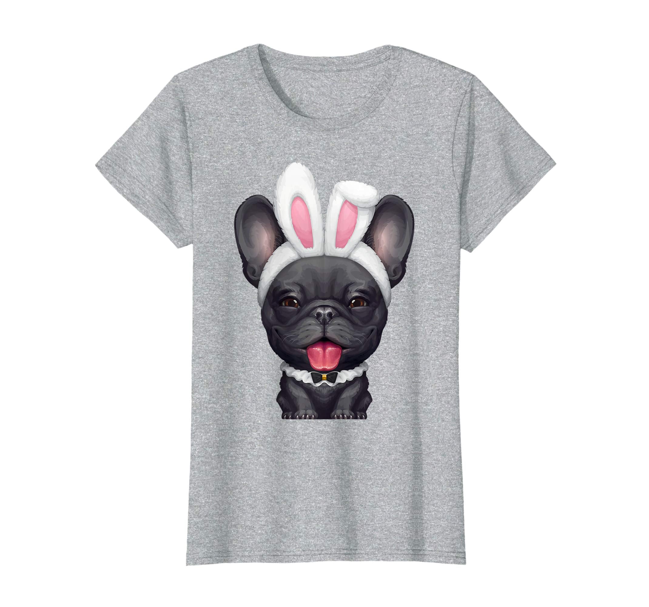 Black French Bulldog in the Easter Bunny Costume T-Shirt