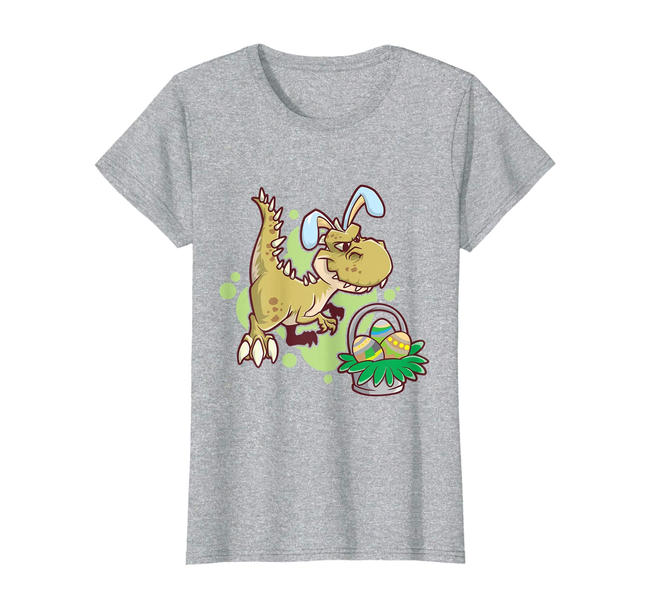 T Rex Easter Bunny Egg Hunter Dino T Shirt Gift Girl &amp; Boy