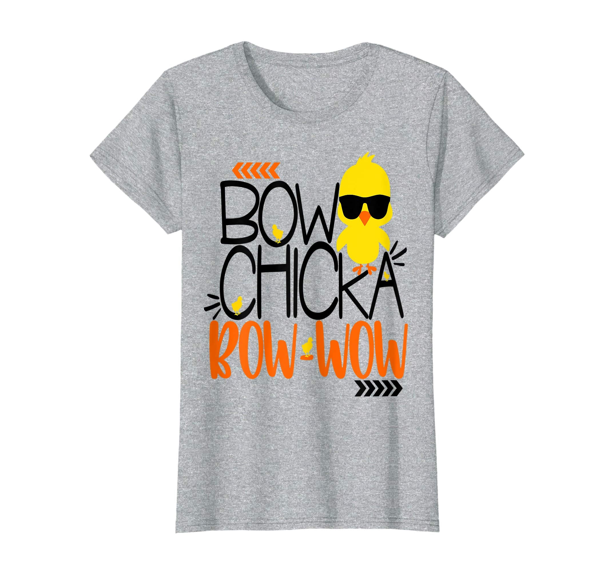 Cute Bow Chicka Bow Wow Easter Shirt Kids Boys Son Egg Hunt