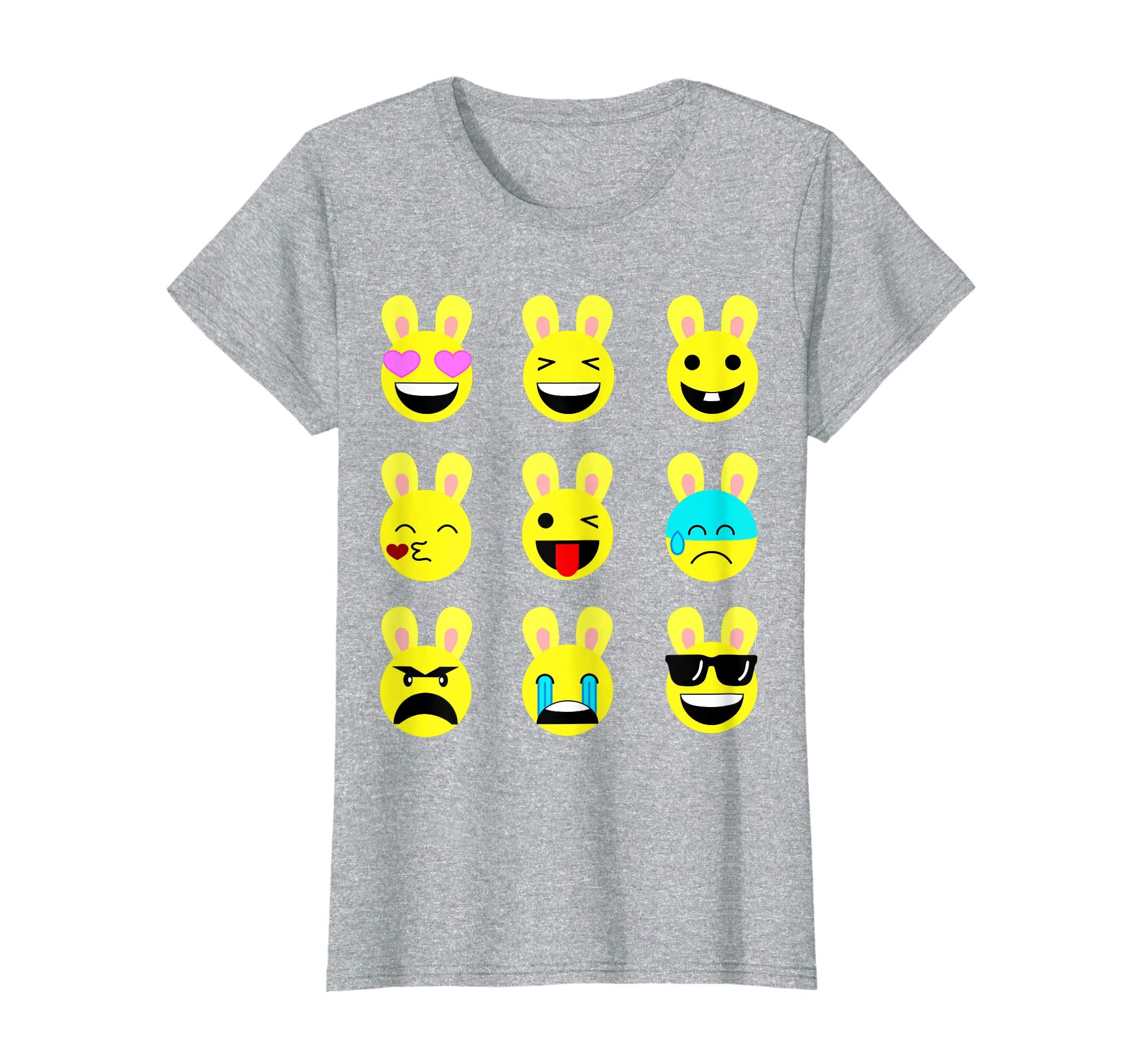 Cool Funny Emoticon Emojis Easter Bunny Tee Shirt Gift