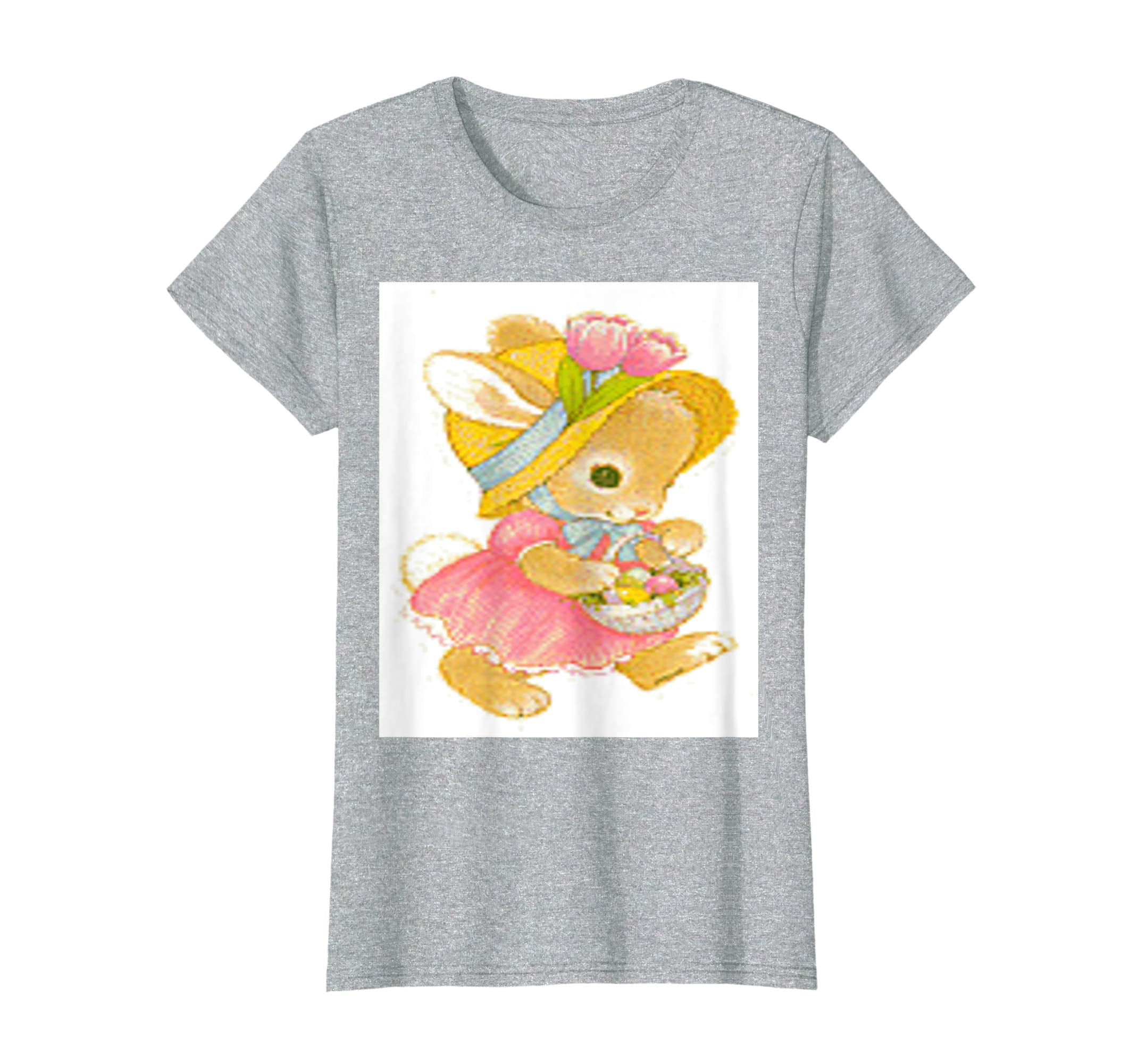 Vintage Cute Easter Day Bunny Standard T Shirt